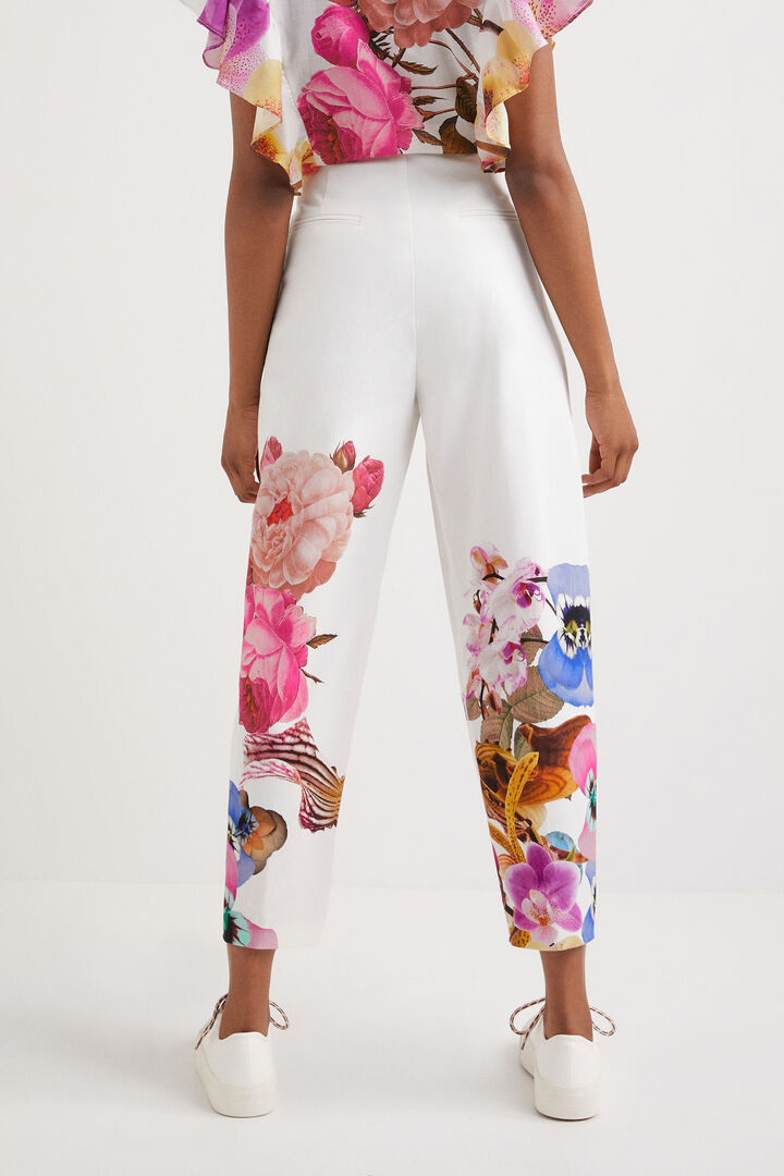 M. Christian Lacroix floral baggy trousers | Desigual