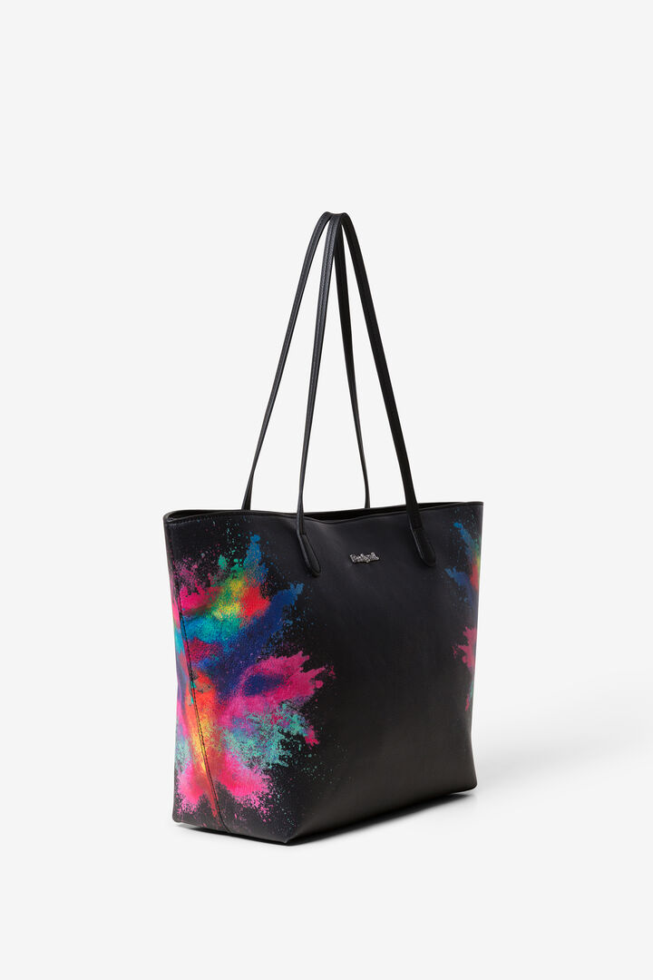 Black PU Bag Holi Capri | Desigual
