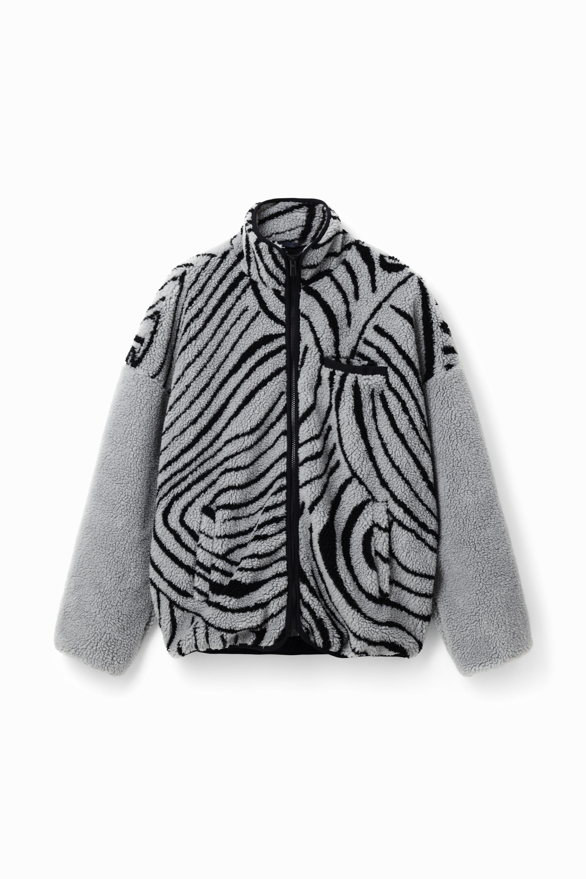 Desigual Uomo Abbigliamento Cappotti e giubbotti Giacche Giacche di pile Giacca in pile a collo alto
