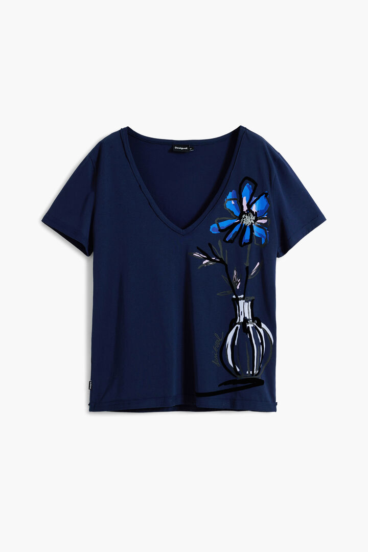 Vase V-neck T-shirt | Desigual
