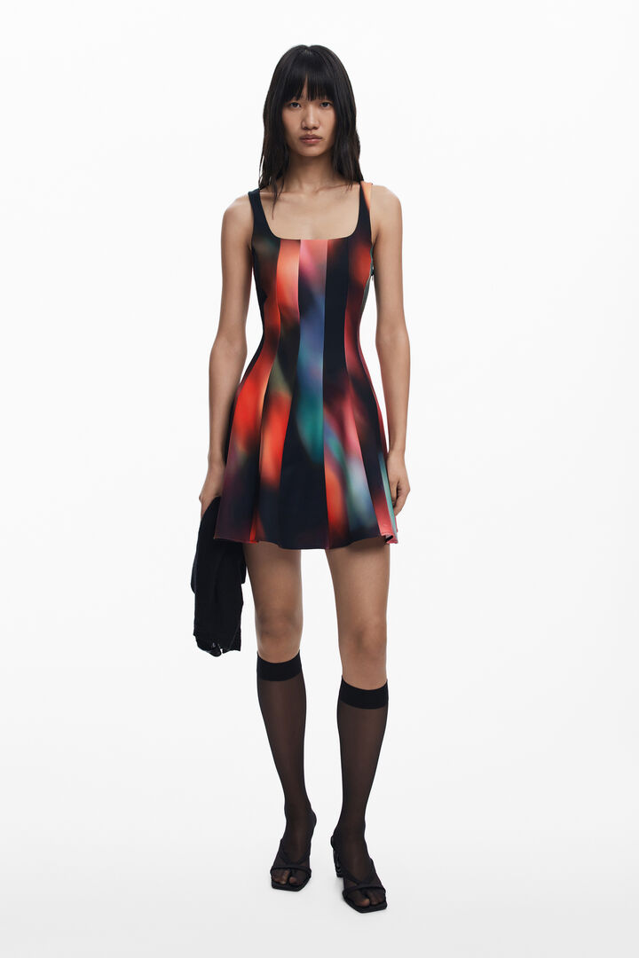 Panel short dress