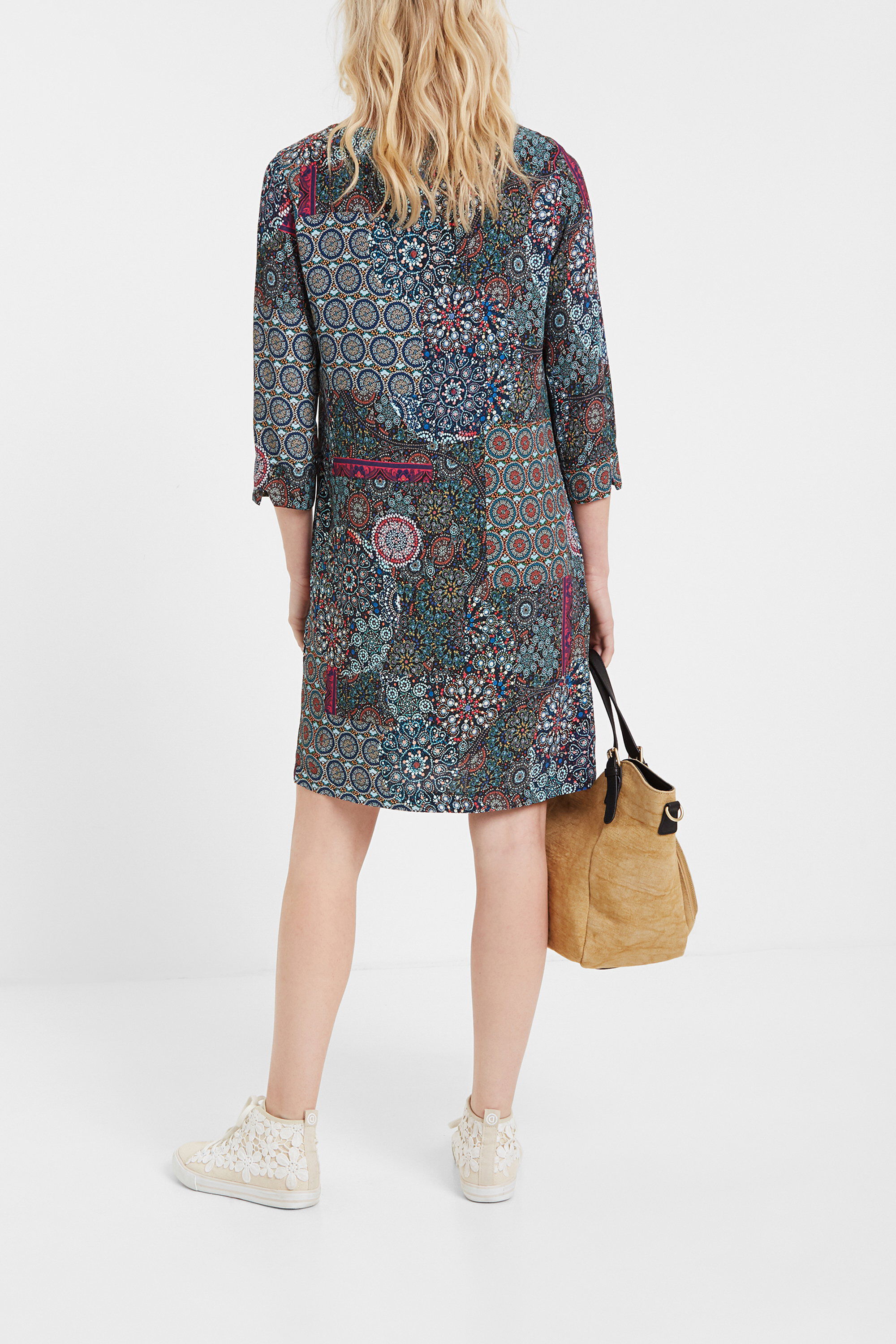 Vestido corto boho mandalas