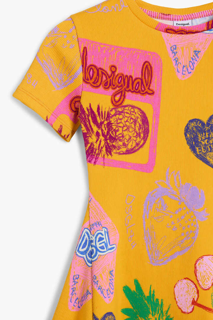 Skater dress with prints | Desigual