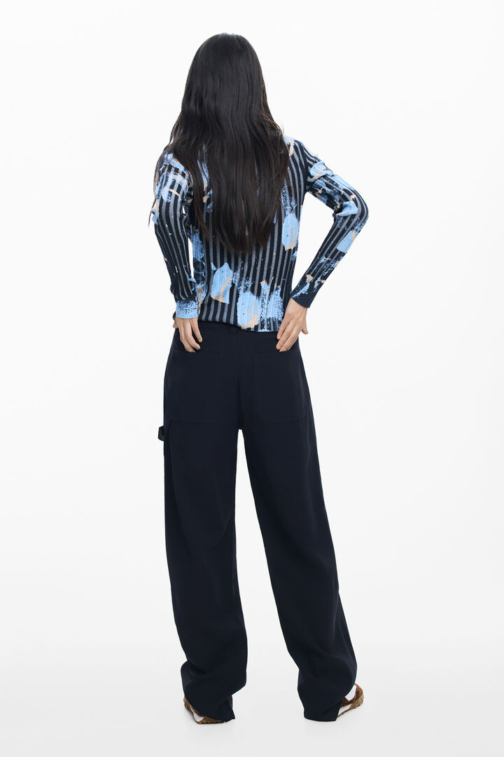 Pull fin à texture florale | Desigual