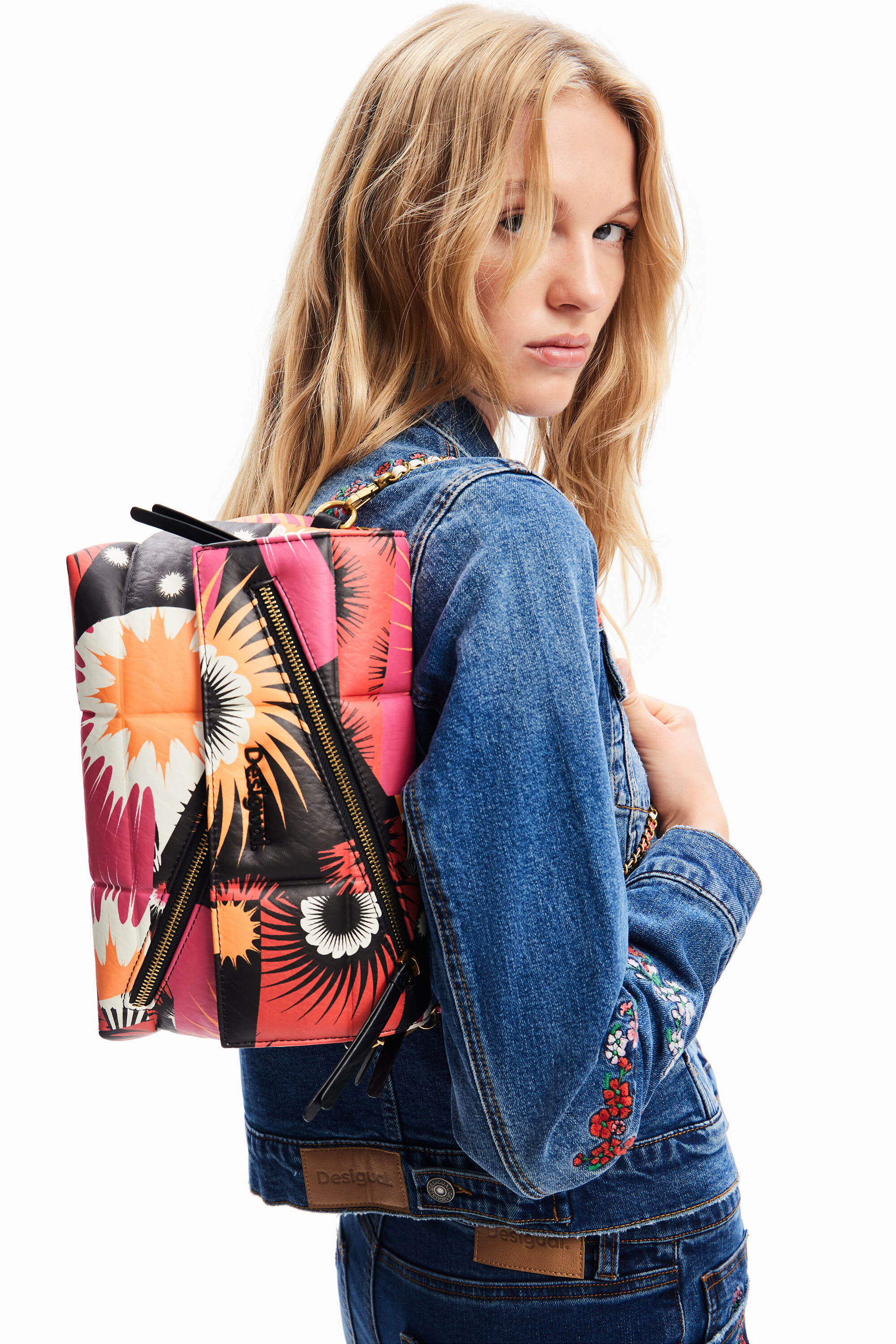 Desigual patchwork bag new arrivals