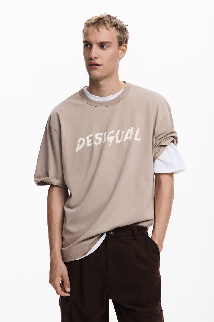Pantalón largo parche | Desigual