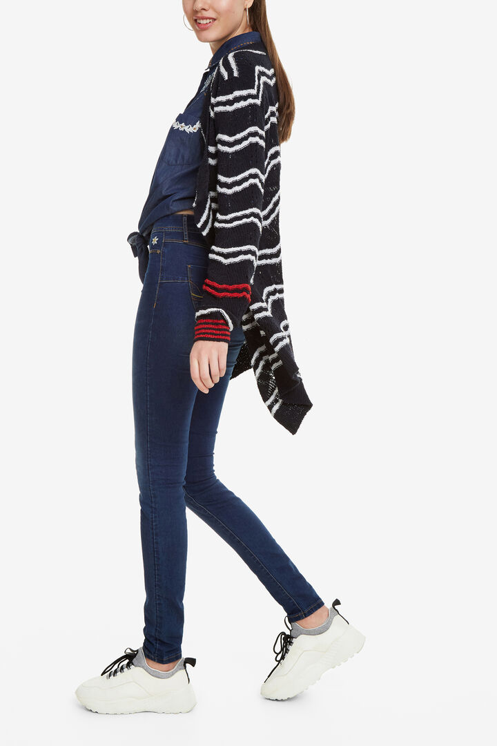 Navy Open Cardigan Cashel | Desigual