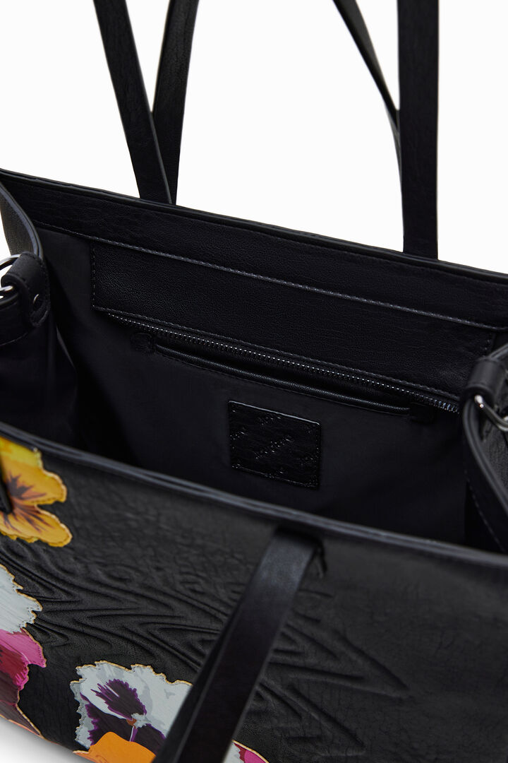 Large floral shopper bag | Desigual