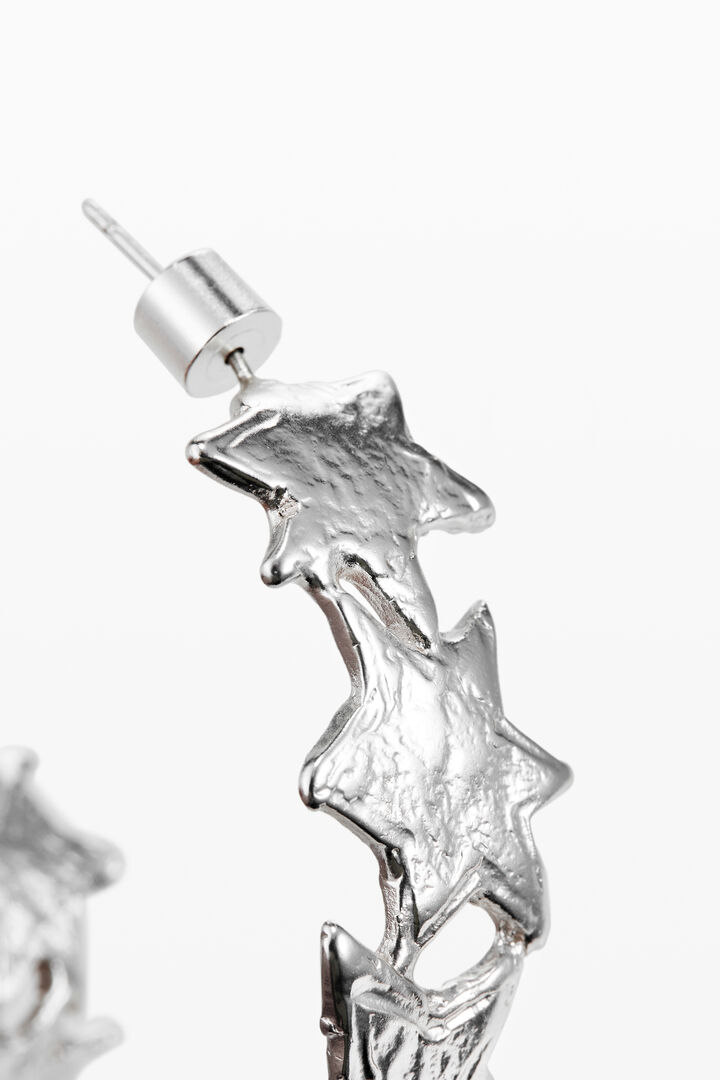 Zalio gold-plated spiral star earrings | Desigual