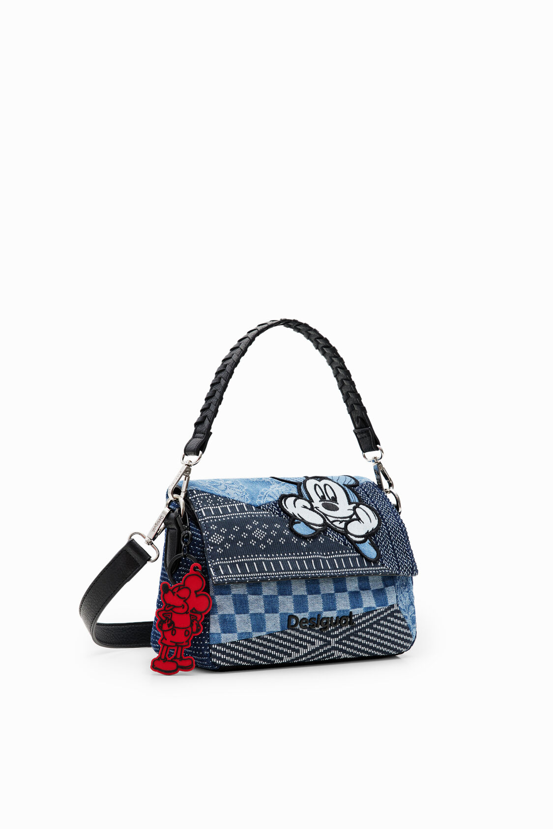 Borsa piccola denim Mickey Mouse da donna I