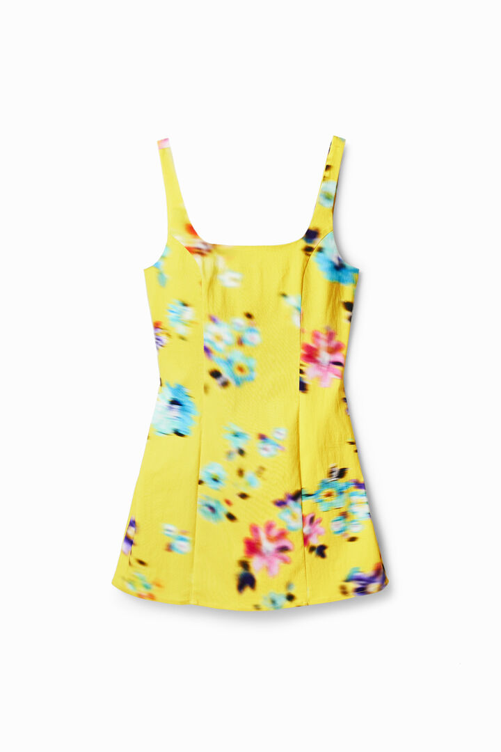 Vestido corto tirantes desenfocado | Desigual