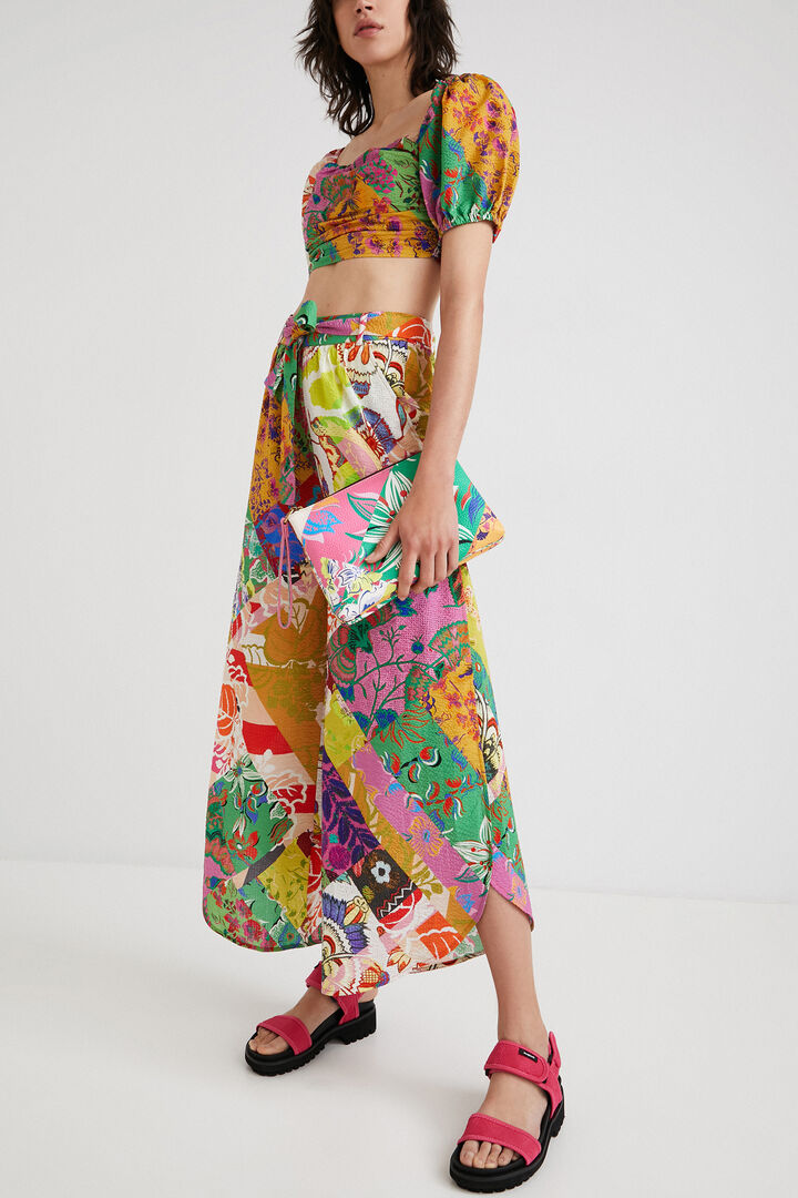 M. Christian Lacroix trousers with slits | Desigual