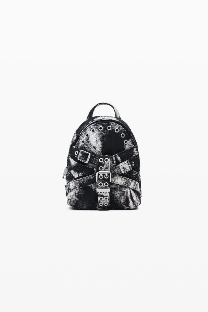 Small backpack with buckles