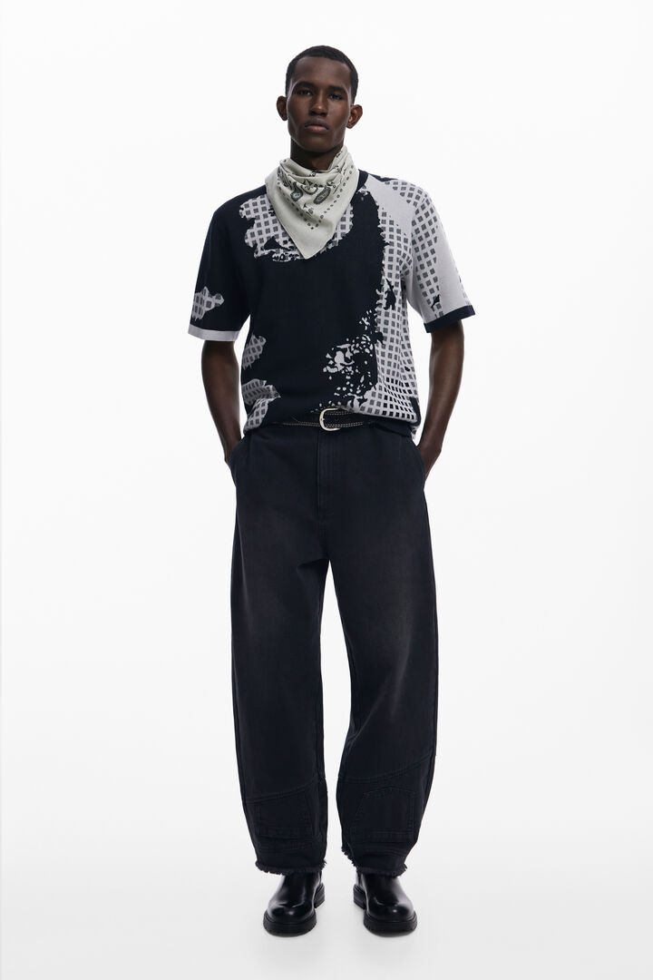 Printed Jacquard T-shirt | Desigual