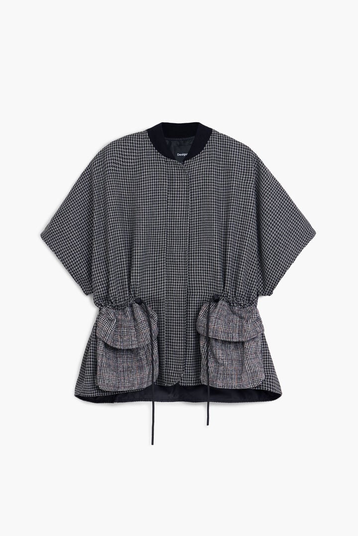 Houndstooth poncho | Desigual