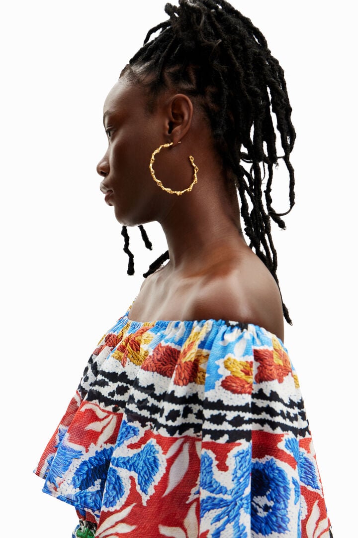 Stella Jean エスニックショートワンピース | Desigual
