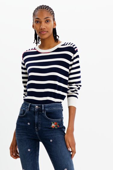 Jersei ratlles marineres | Desigual