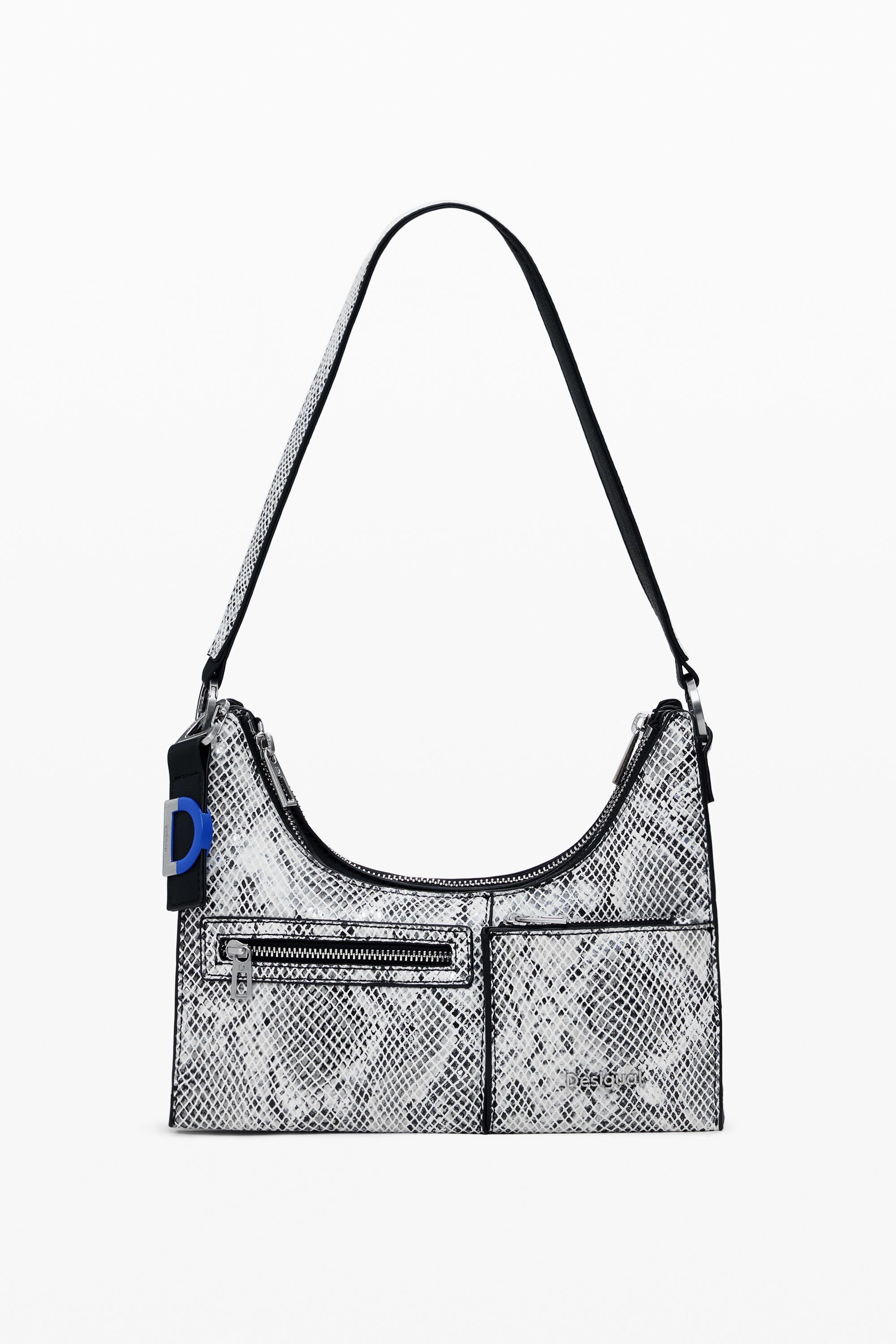 Desigual Kleine tweekleurige afneembare tas - BLACK
