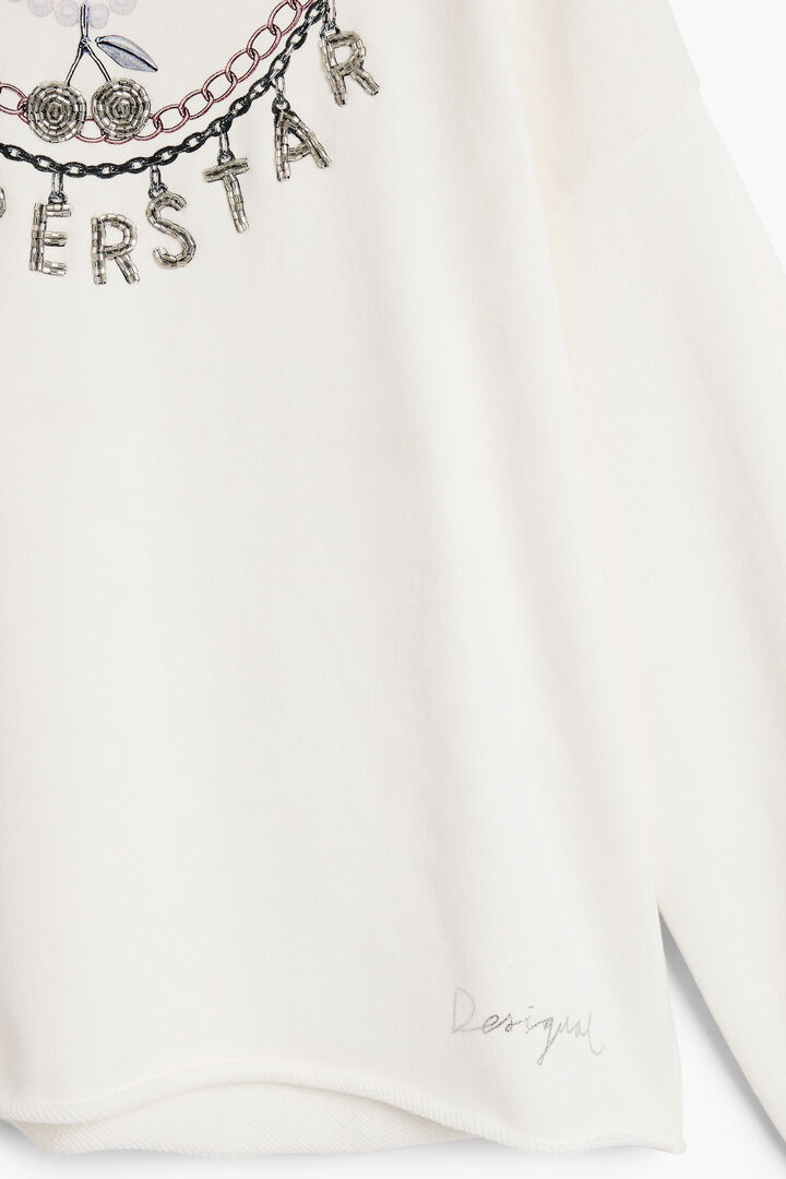 Printed chain sweatshirt