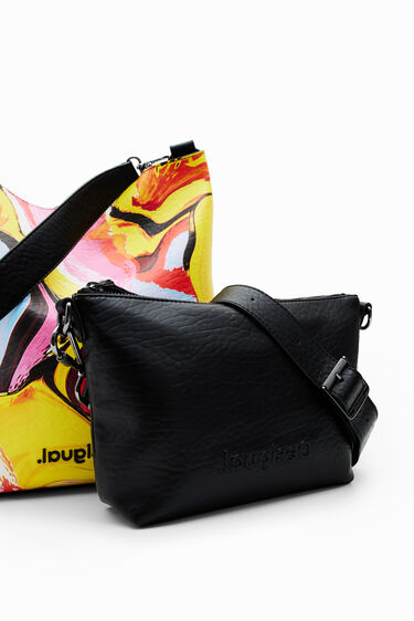 Bolso saco grande abstracto | Desigual