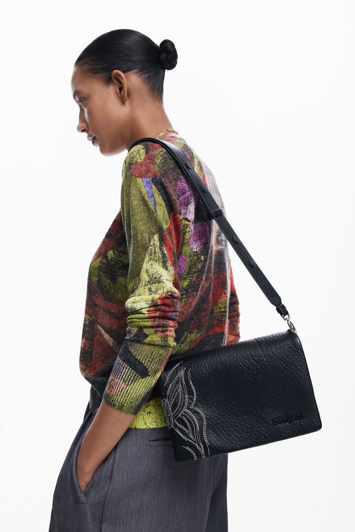 S bag with butterfly engraving | Desigual