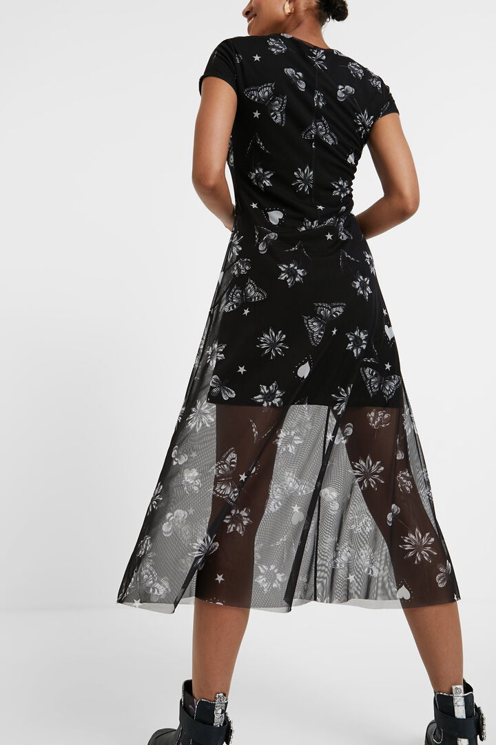 Robe mi-longue florale | Desigual