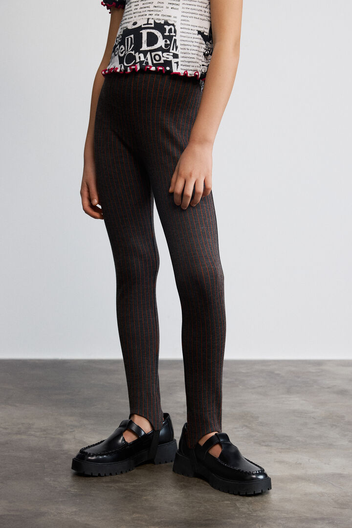Leggings in maglia lisci