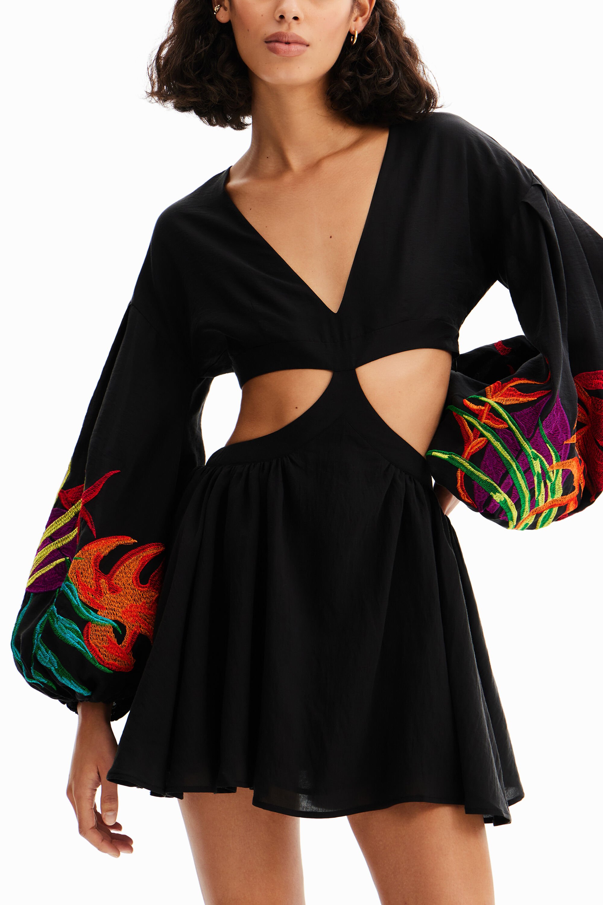Kurzes Kleid Cut-outs Stella Jean