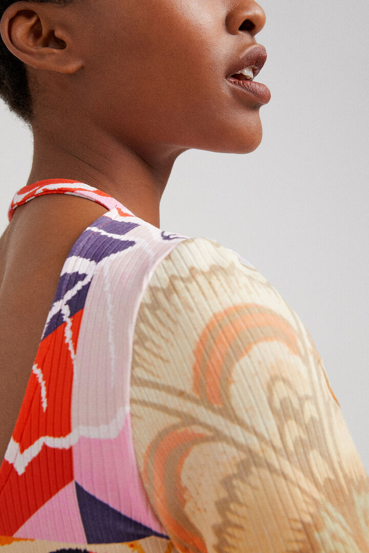 T-shirt côtelé M. Christian Lacroix | Desigual