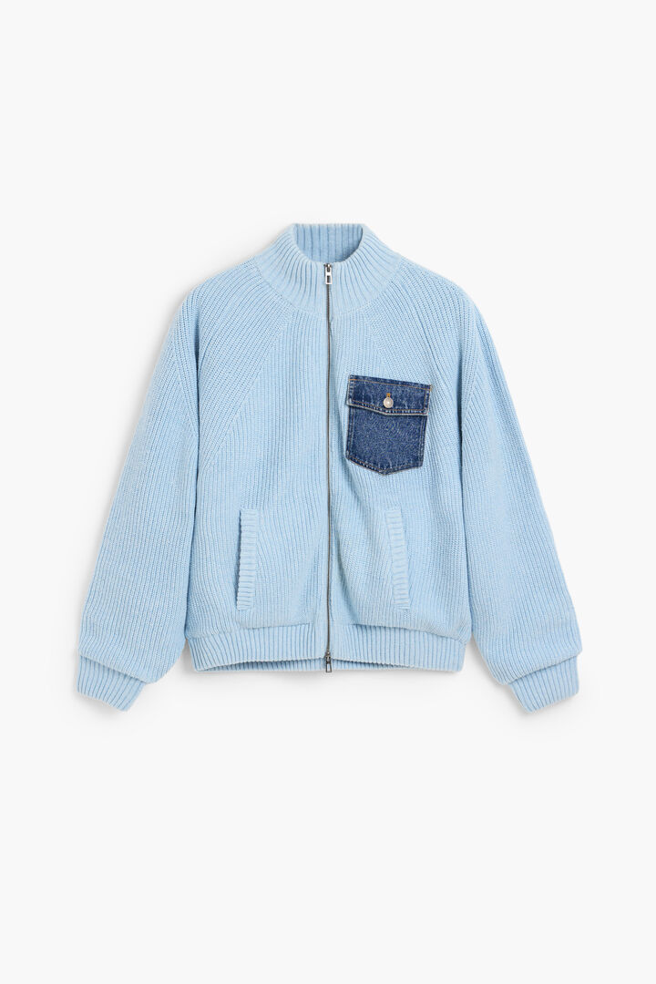 Πλεκτό πουλόβερ με διπλό φερμουάρ | Desigual