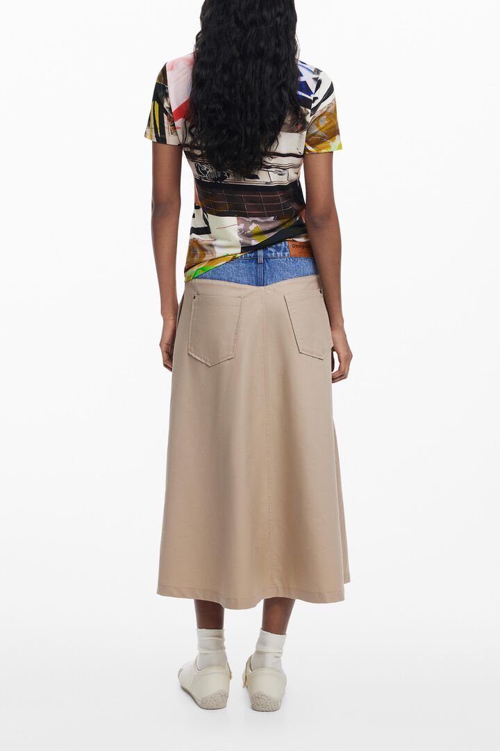 Collage print T-shirt