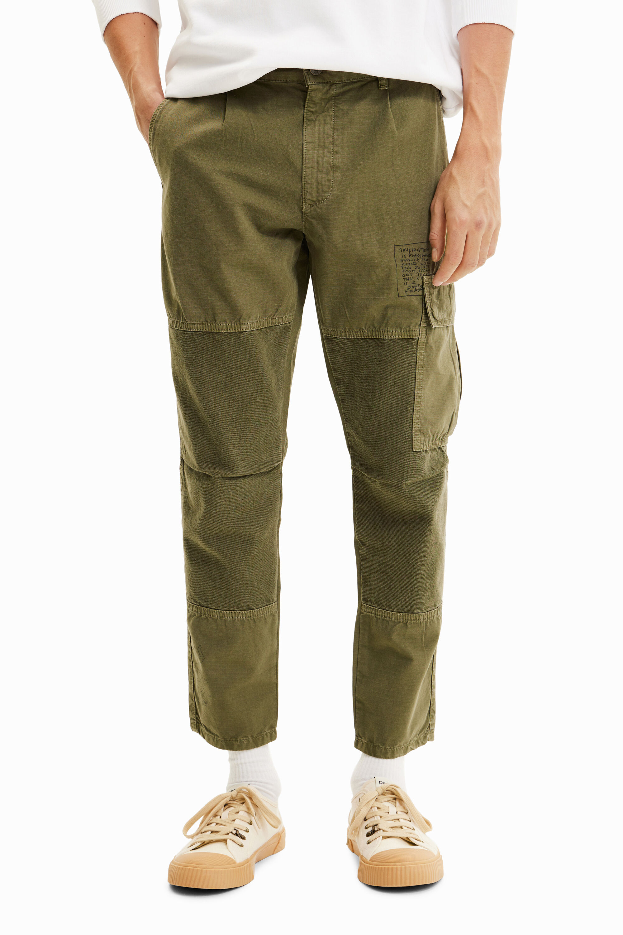 Pantalon cargo patch
