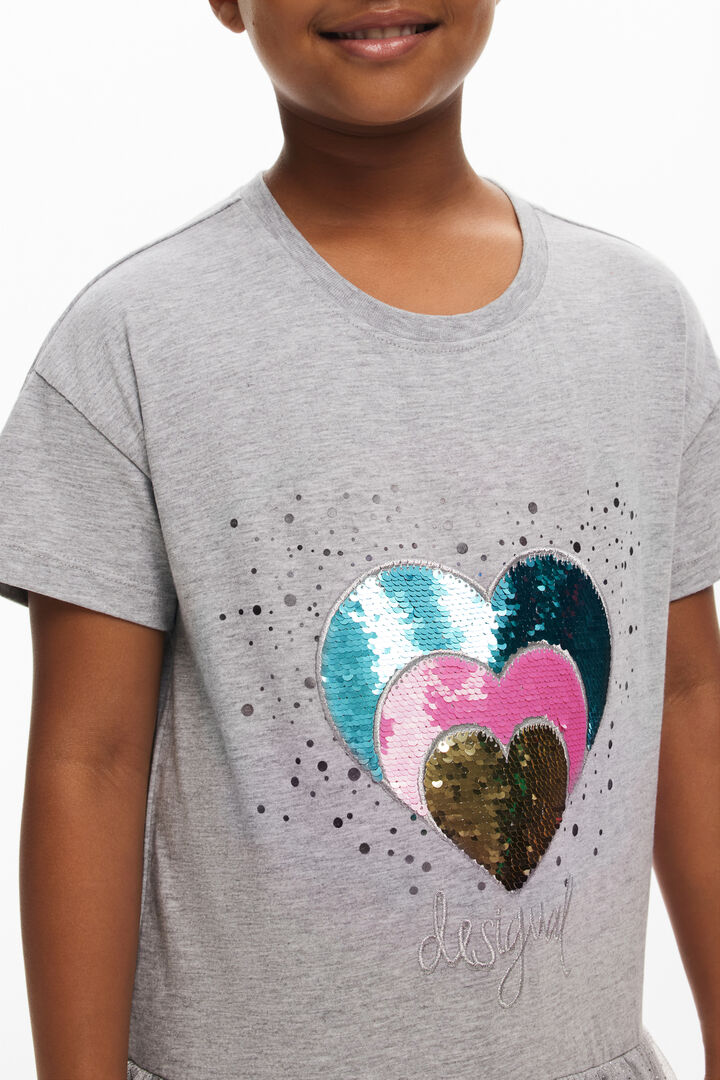 Short heart dress | Desigual