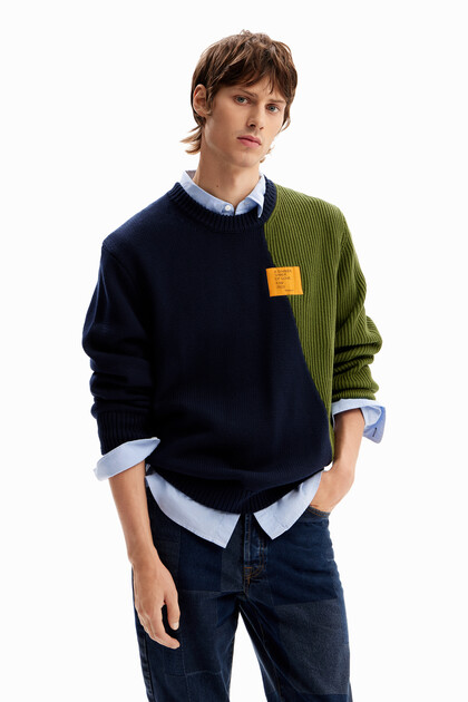 Two-tone combination jumper