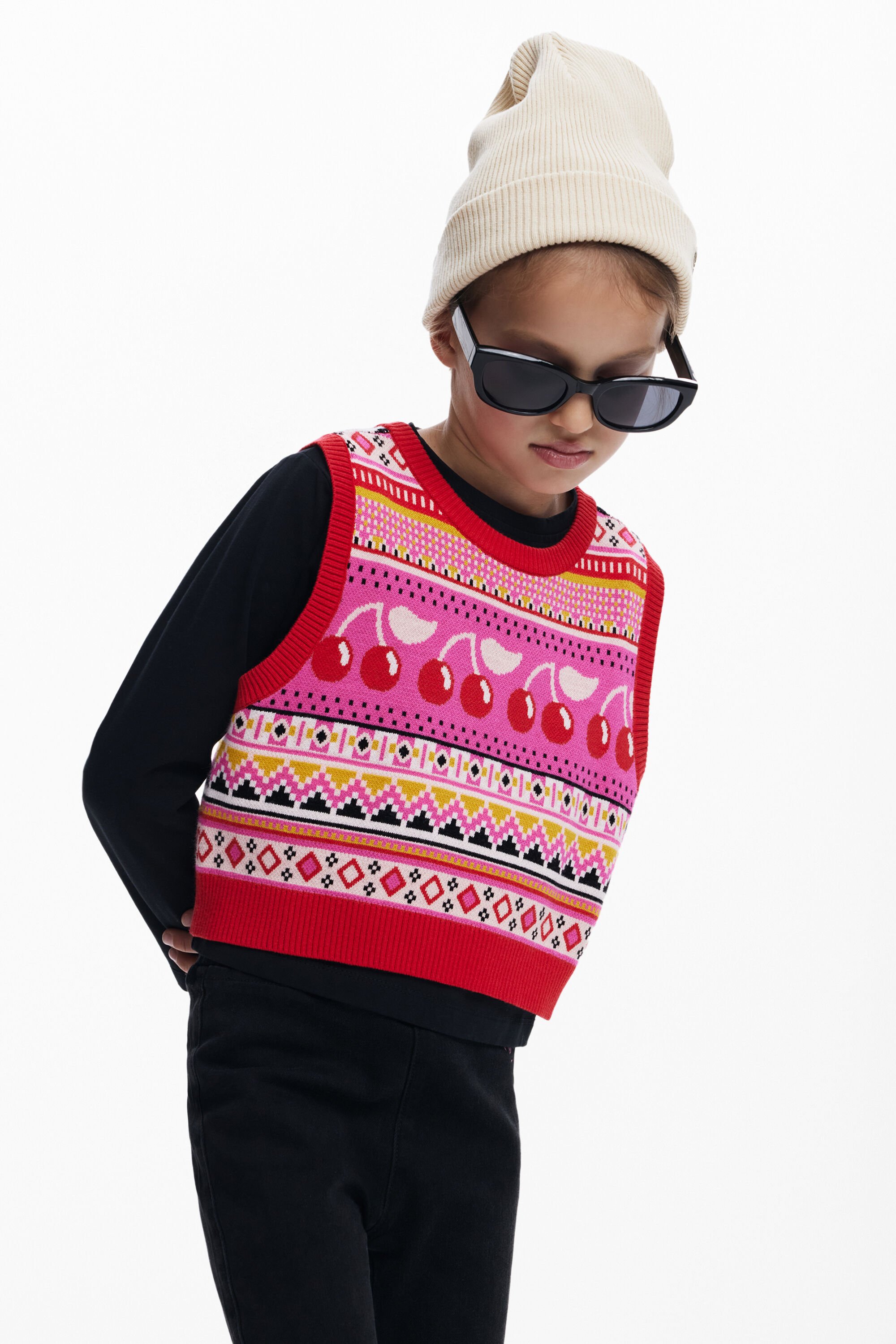 2-in-1 T-Shirt mit Weste