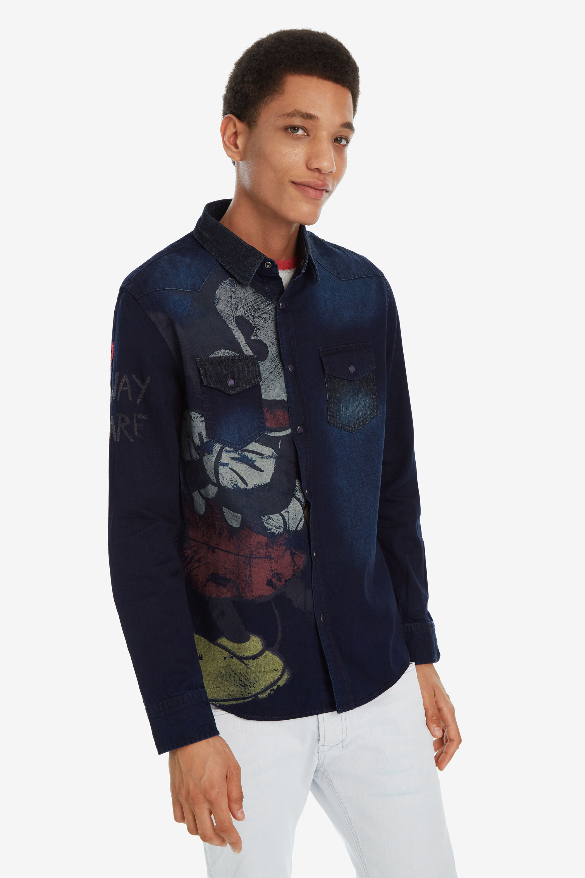 Chemise mickey homme online