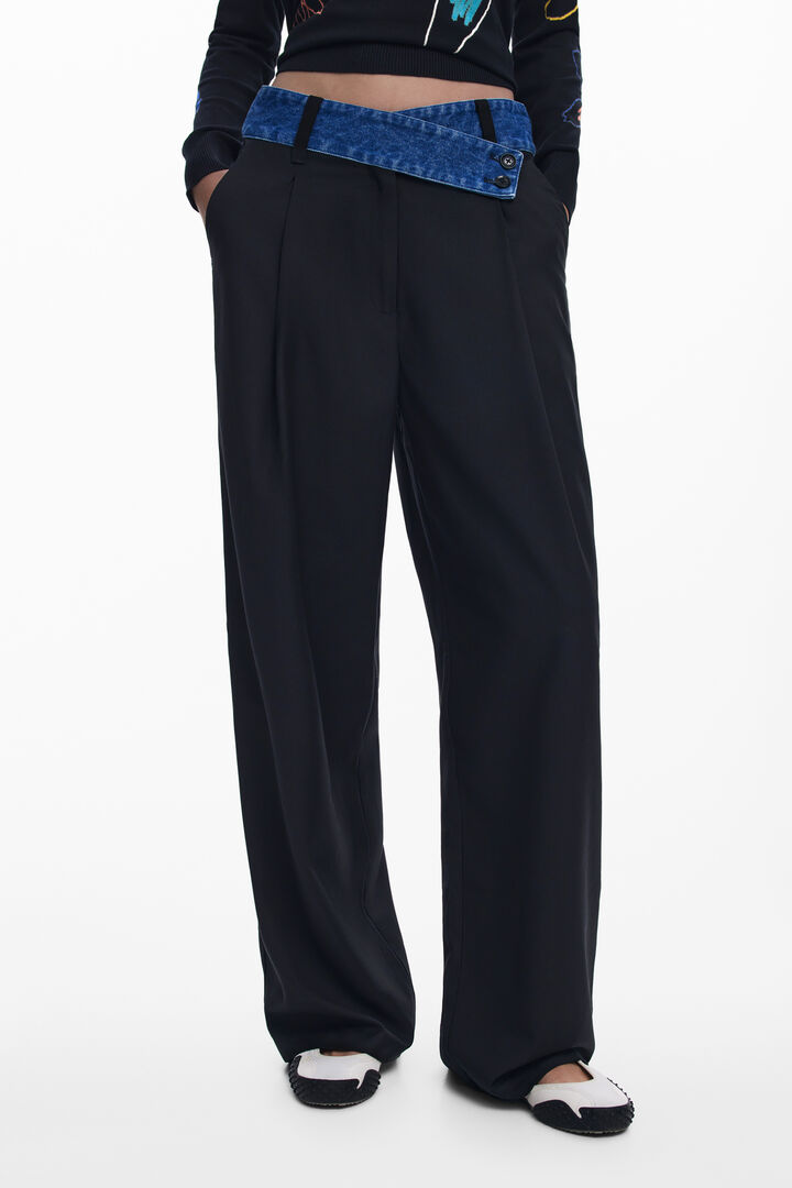 Kombinierte Tailor-Hose | Desigual