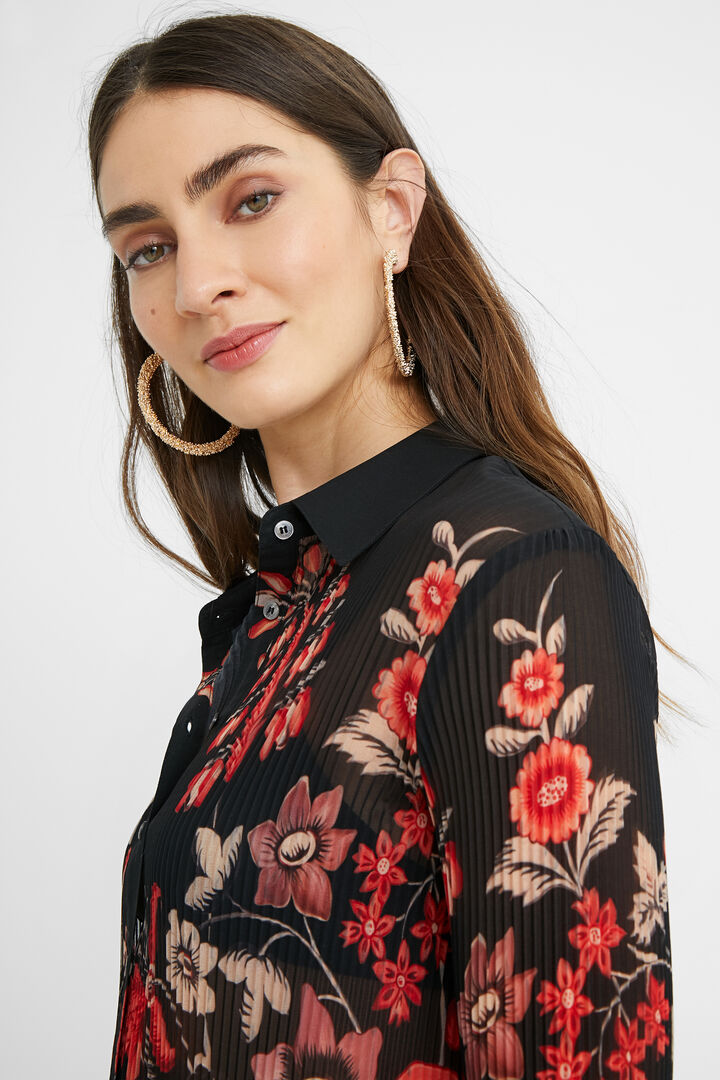 Camicia plissettata floreale | Desigual