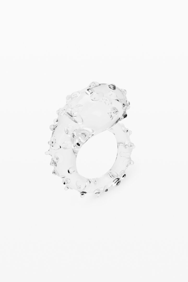 Maritimer Ring aus Zalio-Kristall