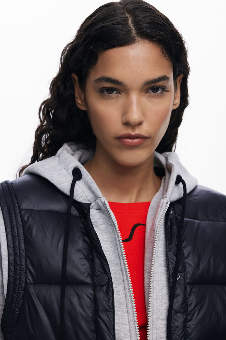 Sweat combiné avec gilet matelassé | Desigual