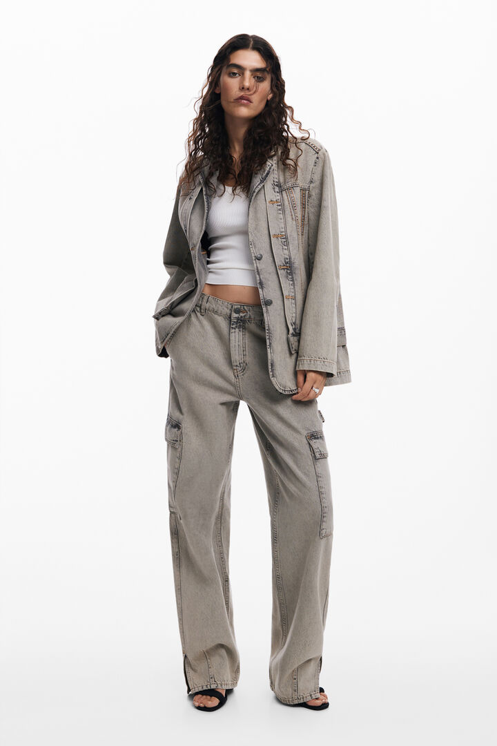 Pantalón vaquero cargo | Desigual