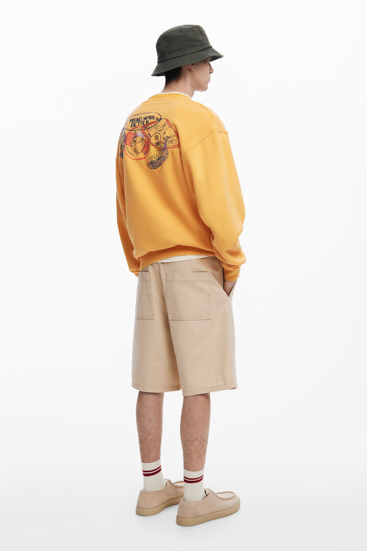 Embroidered sweatshirt | Desigual
