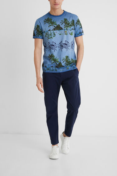 Tropisches Shirt 100% Baumwolle | Desigual