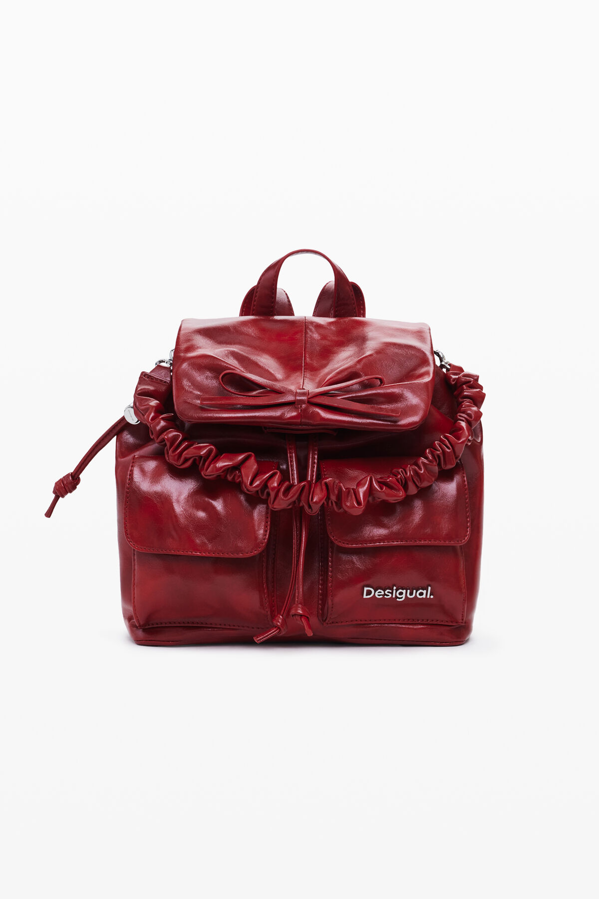 Small backpack with bow Women