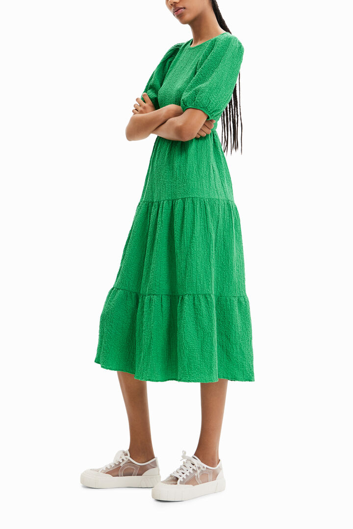 Vestido midi escote espalda | Desigual