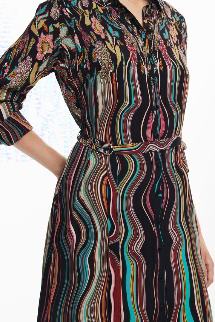 Vestido midi camisero | Desigual