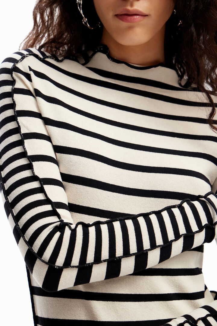 Maglietta patch righe | Desigual