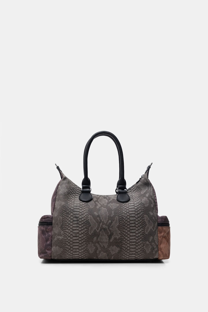Patchwork briefcase bag | Desigual