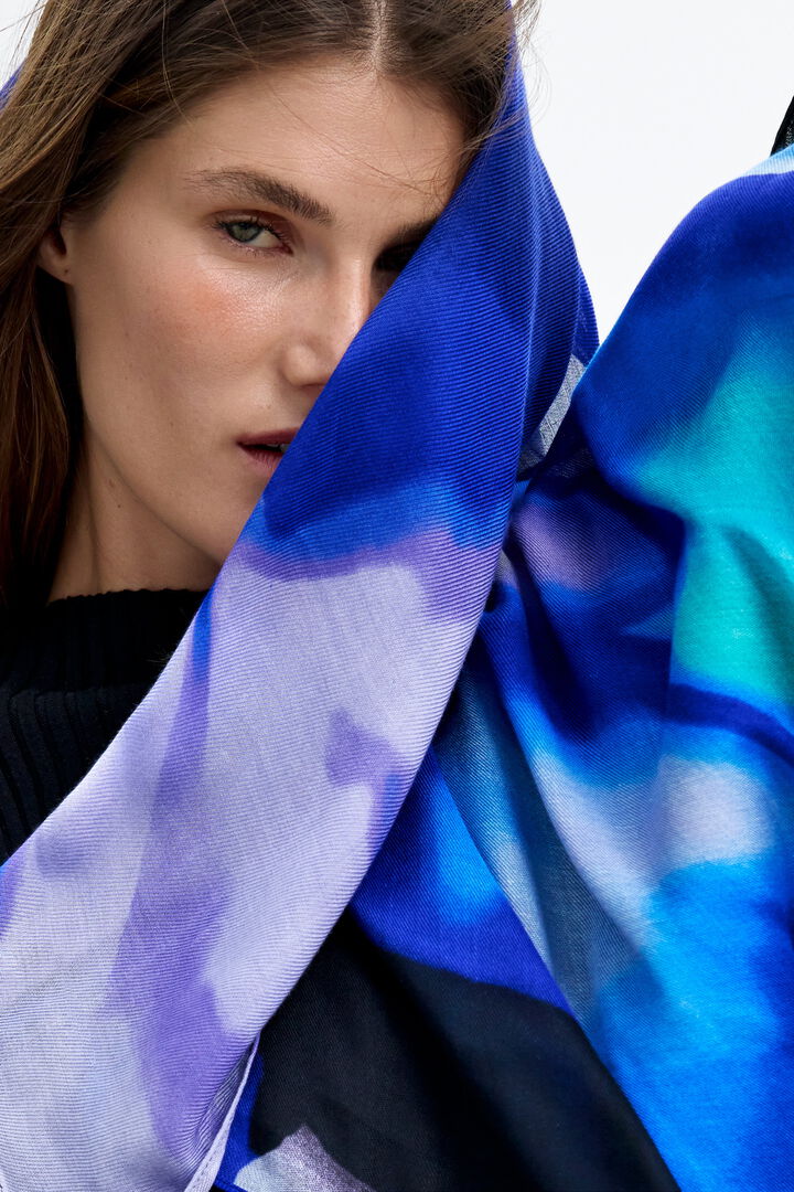 foulard rettangolare d&eacute;grad&eacute;