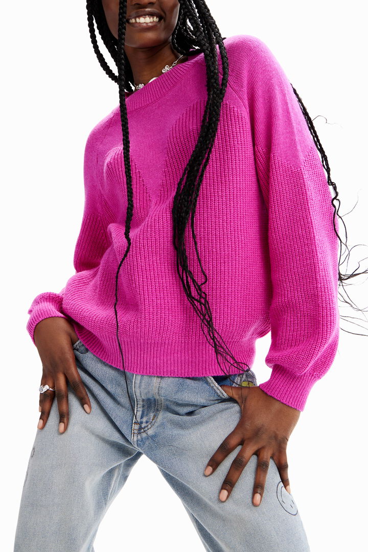 Jednobojni pulover | Desigual